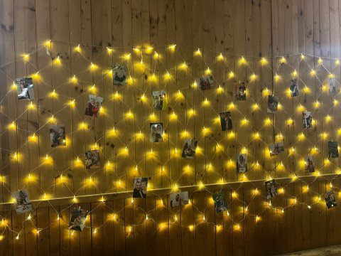 Světelná síť na fotografie