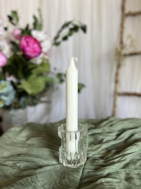 Svícen broušený na svíčku