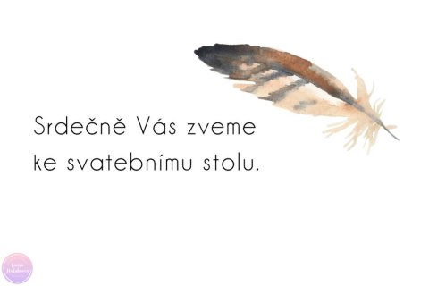 Boho pozvání ke stolu