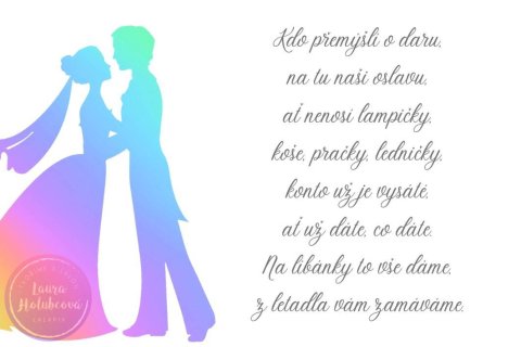 RAINBOW kartička dary