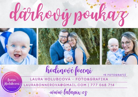 Dárkový poukaz na hodinové focení