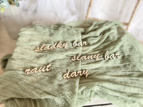 Sada cedulek (4 kusy)