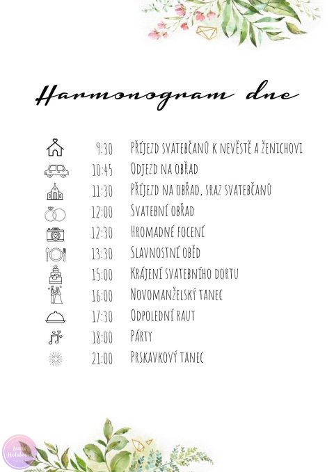 GEO harmonogram dne