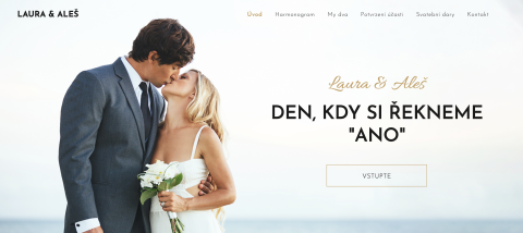Svatbní web