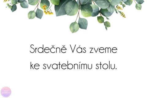 EUCALYPTUS 01 pozvání ke stolu