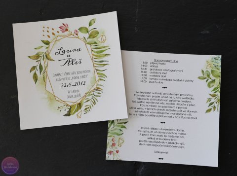 GEO svatební oznámení