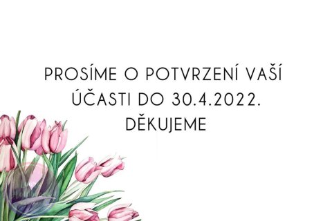 TULIPÁNY potvrzení účasti
