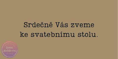 RUSTIK pozvání ke stolu