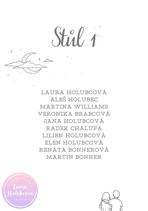 VESMÍR zasedací pořádek