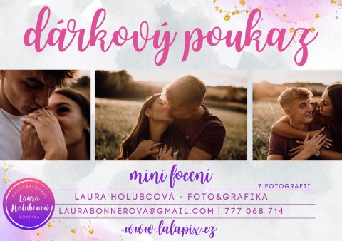 Dárkový poukaz na mini focení