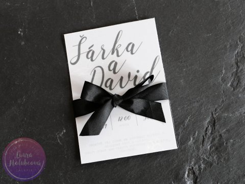 VESMÍR svatební oznámení