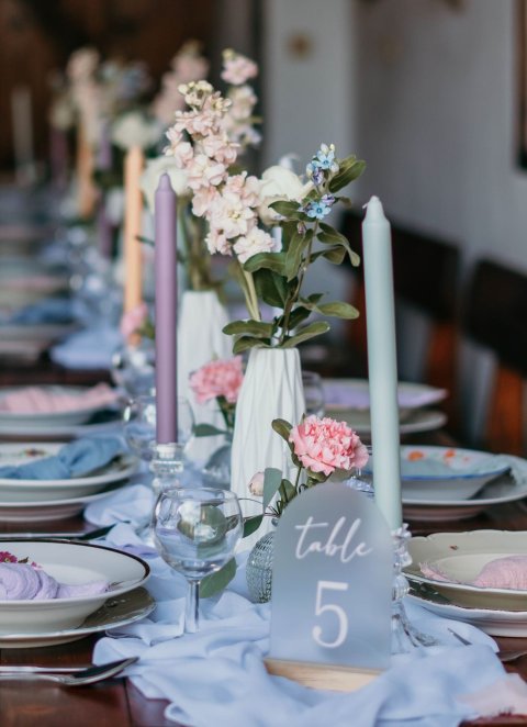 Cedulky na stoly s čísly