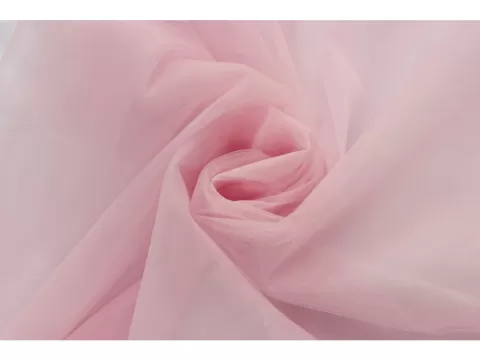 Růžový tyl 6m