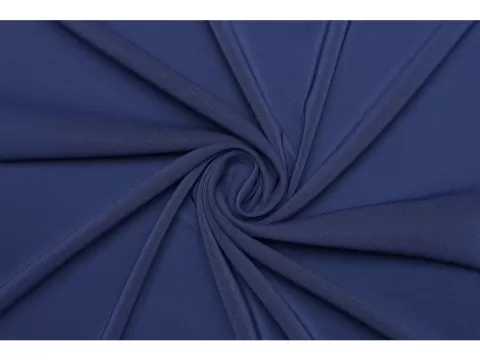 Tmavě modrý šifon 3m