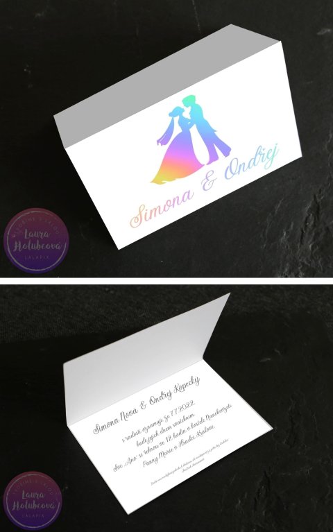 RAINBOW svatební oznámení