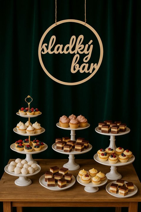 Cedulka Sladký bar