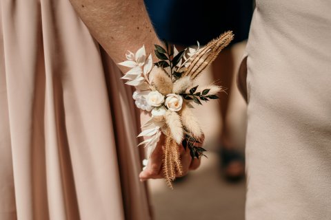 Květinový náramek pro družičky velký