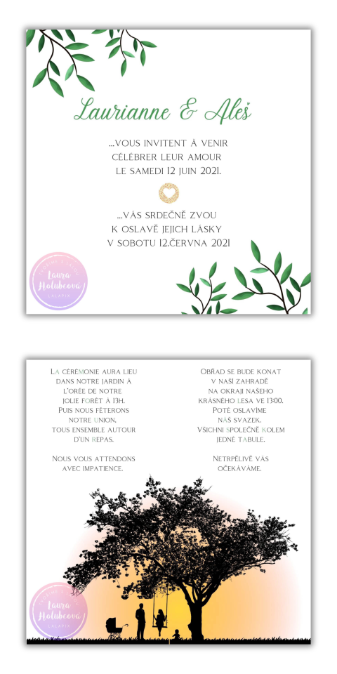 STROM svatební oznámení