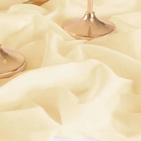 Krémový šifon 3m