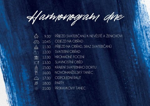 BLUE harmonogram dne