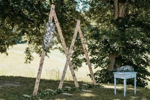 Slavobrána 2 trojúhelníky triangly opálené