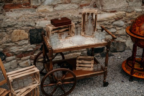 Servírovací stolek vintage