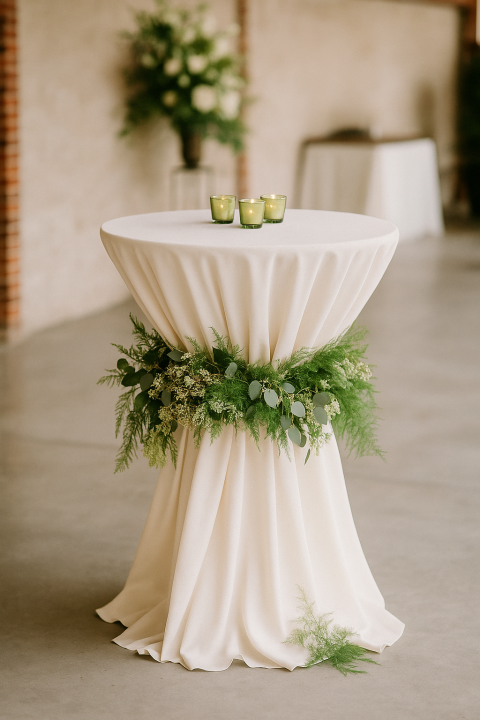 Sukně na banketový / bistro stolek
