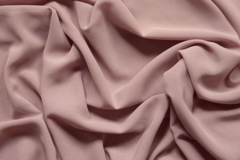 Starorůžový šifon 3m úzký