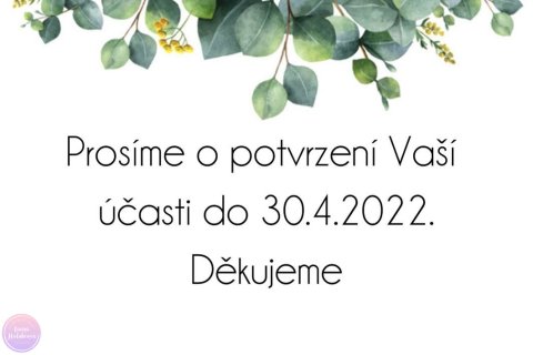 EUCALYPTUS 01 potvrzení účasti