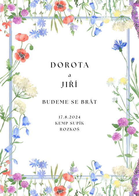 LOUKA svatební oznámení